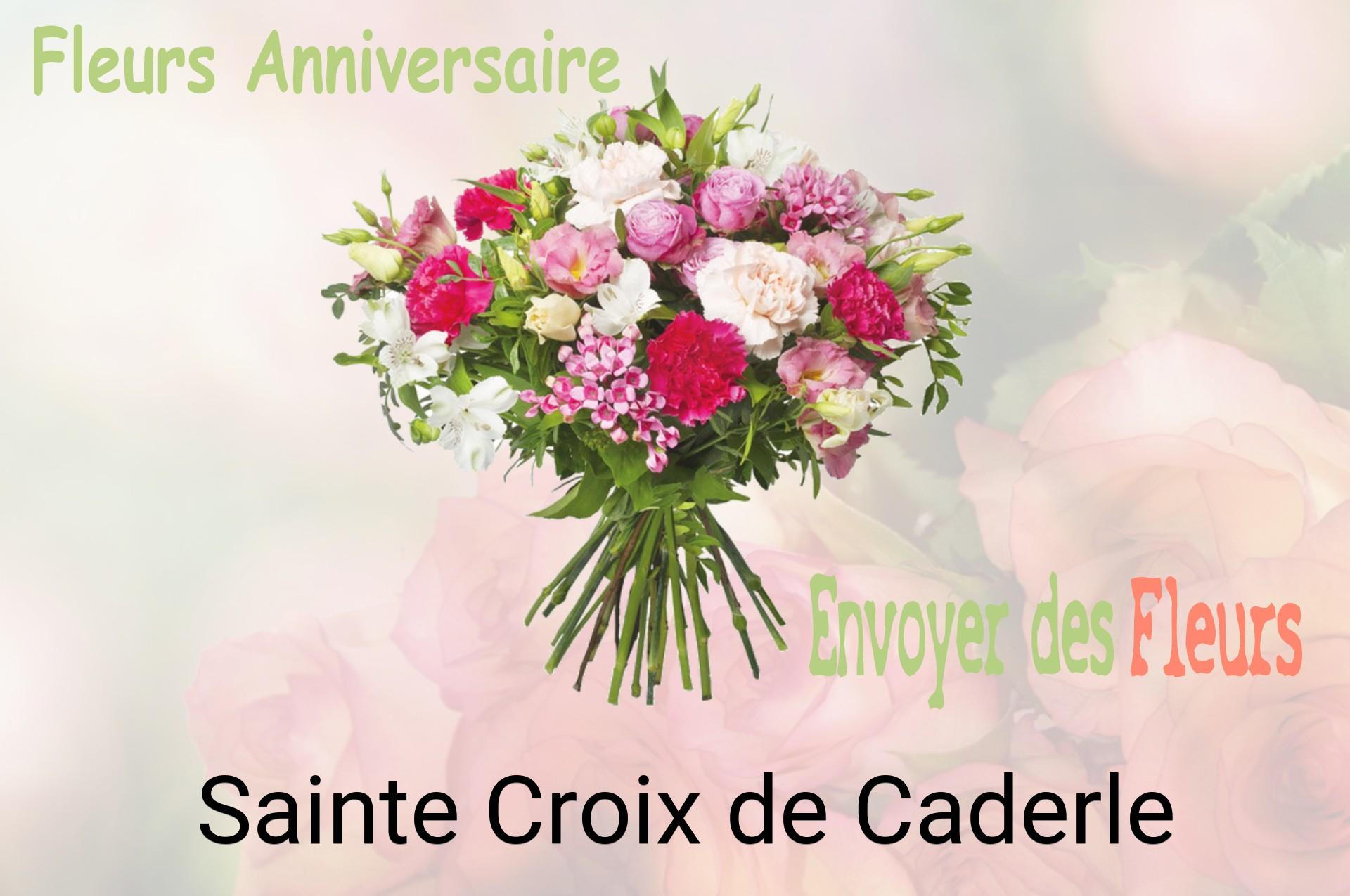 Bouquet de fleurs d’anniversaire livré à Sainte-Croix-de-Caderle