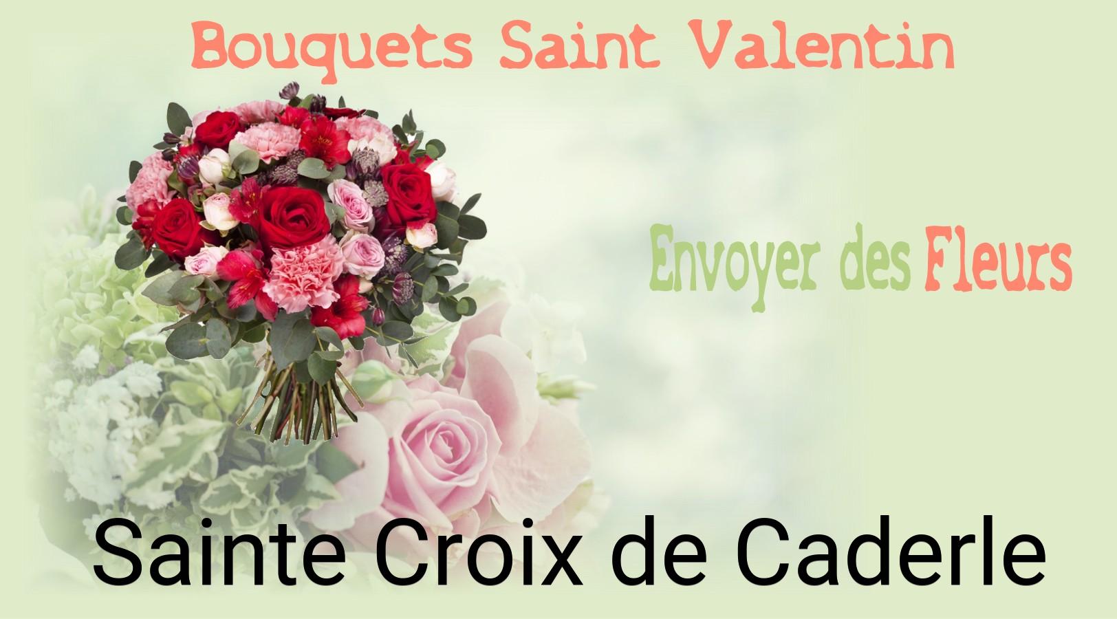 Roses de Saint-Valentin livrées à Sainte-Croix-de-Caderle